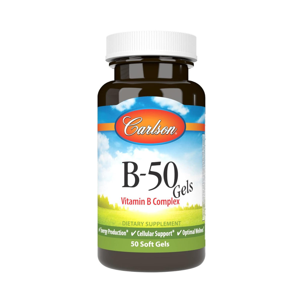 Carlson Labs B-50 Gels Complejo B 50 Cápsulas Blandas
