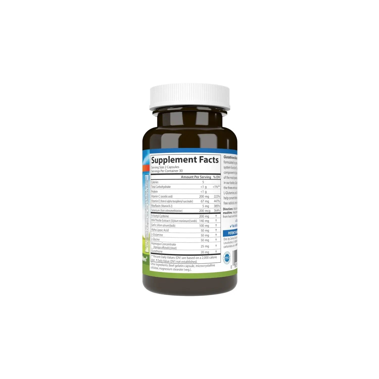 CARLSON LABS REFUERZO GLUTATION 60 CAPS SFN