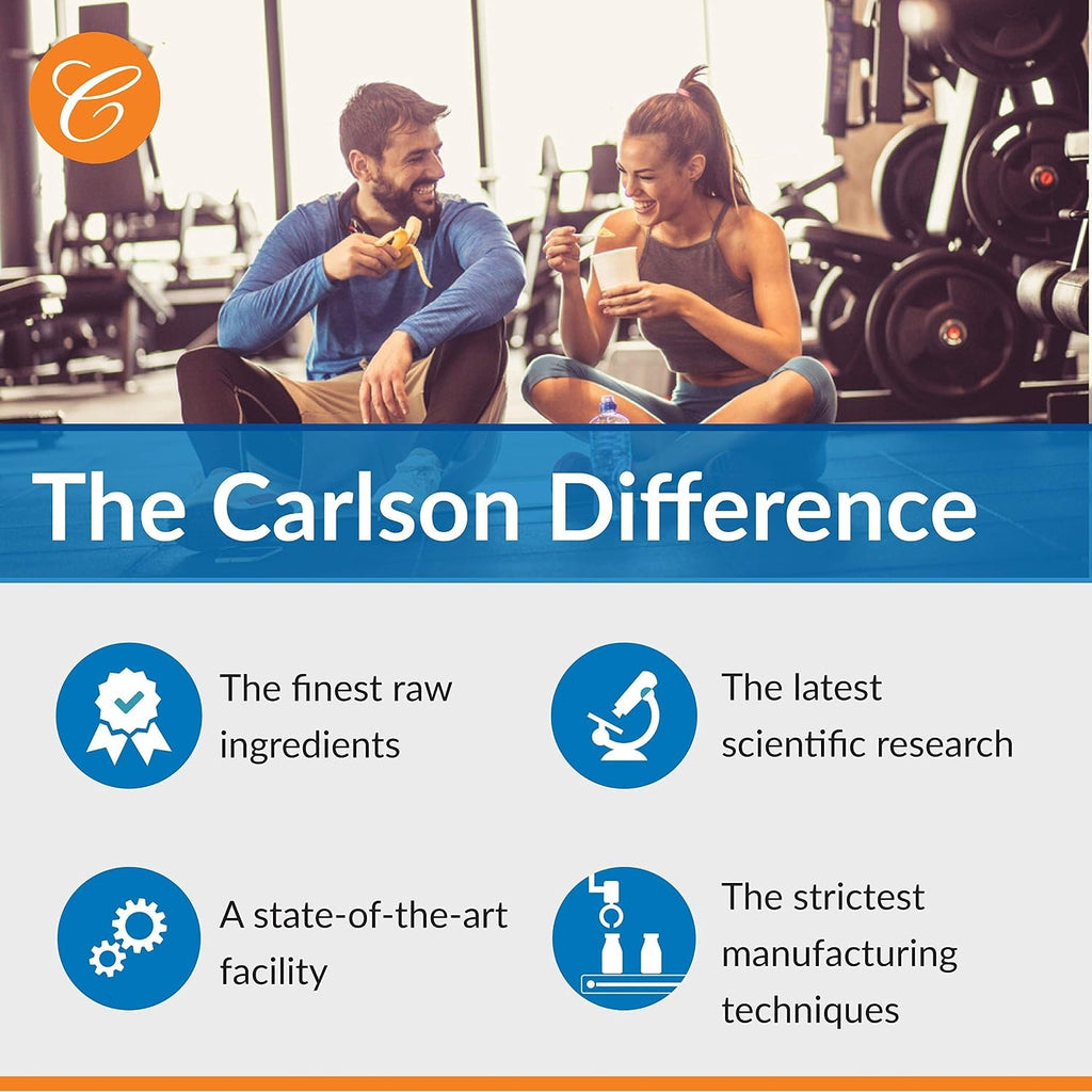 Carlson Labs Glutathione Booster Potenciador de Glutatión 180 Cápsulas