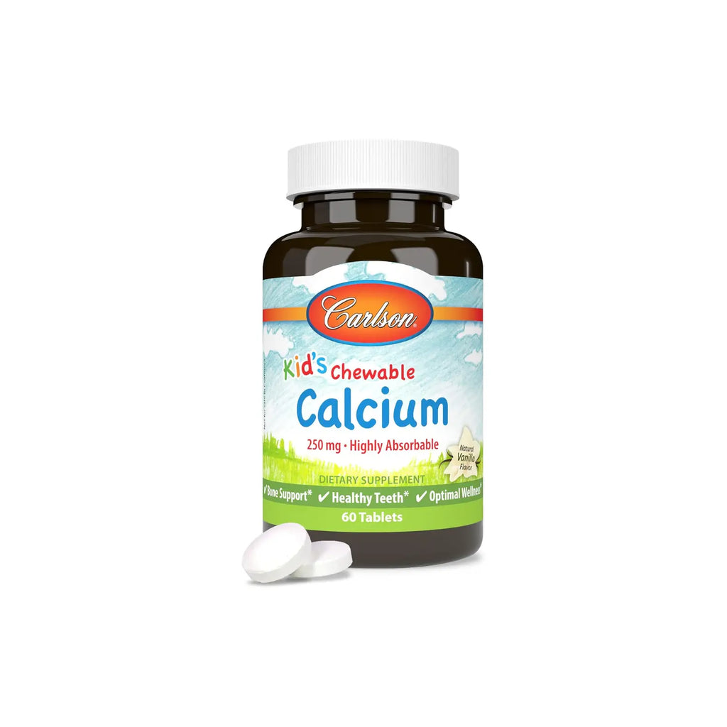 CARLSON LABS KID'S CALCIO 250 MG, 60 TABS MASTICABLES SFN