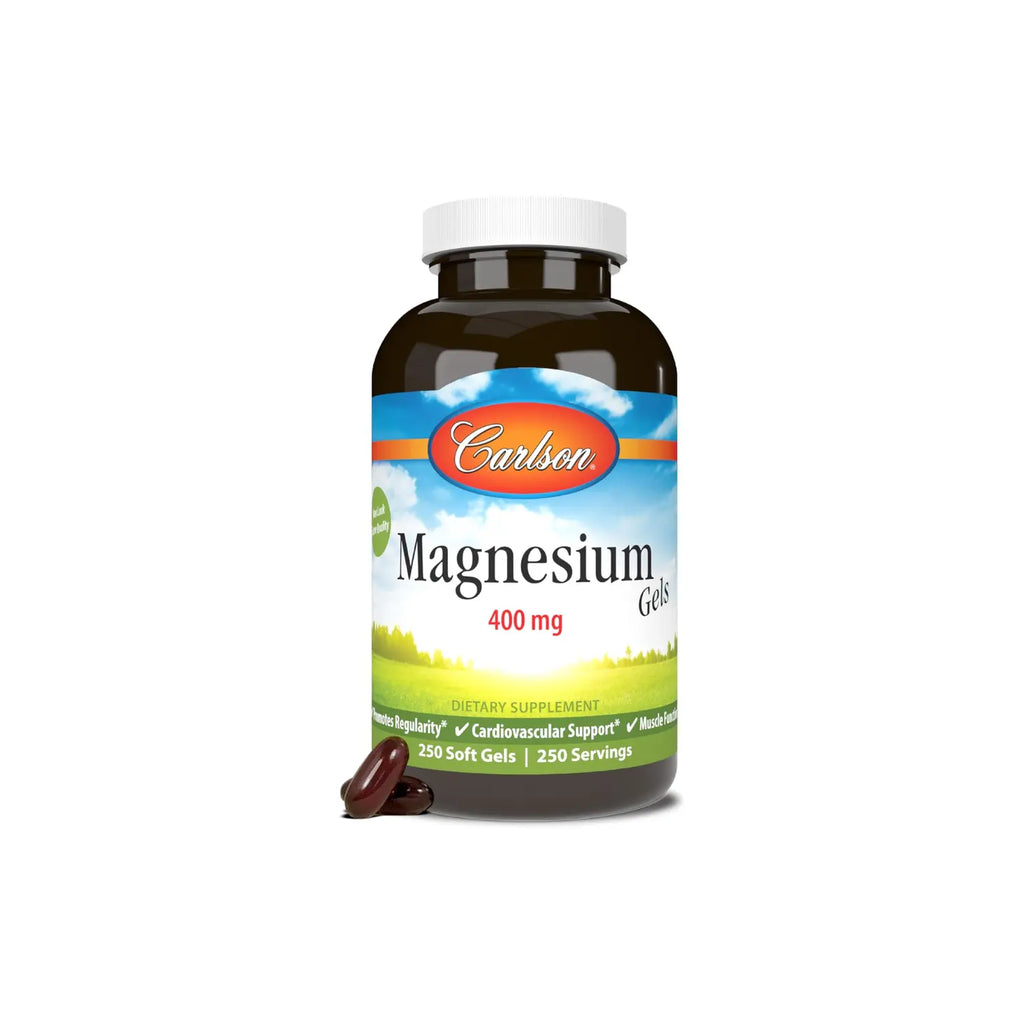 CARLSON LABS MAGNESIUM GELS 400 MG 250 SOFTGELS SFN