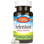 Carlson Labs Selenio 200 mcg Sin Levadura 60 Cápsulas
