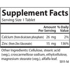 Carlson Labs Zinc 15 mg 100 Tabletas