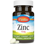 Carlson Labs Zinc 15 mg 100 Tabletas