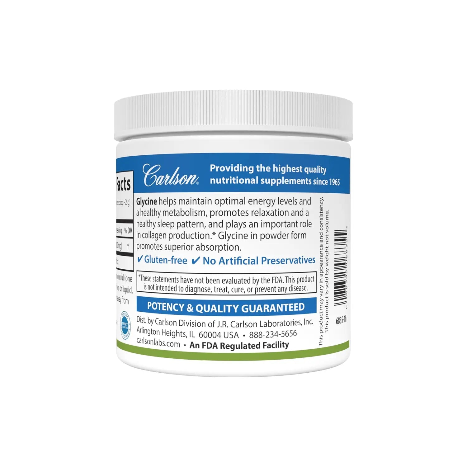 CARLSON LABS GLICINA 100 G SFN