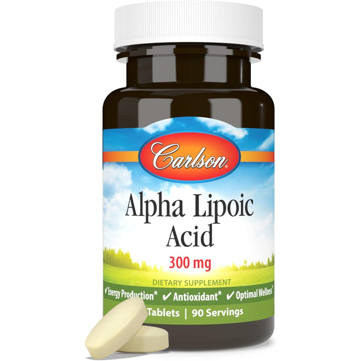 Carlson Labs Ácido Alfa Lipoico 300 mg 90 Tabletas