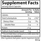Carlson Labs Hi-Fiber Cáscara de Psyllium 300 Cápsulas