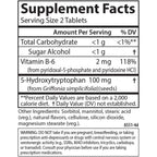 Carlson Labs Healthy Mood 5-HTP Elite 100 mg 120 Tabletas Masticables Sabor Frambuesa