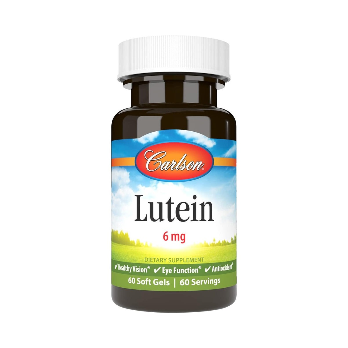 Carlson Labs Luteína 6 mg + Zeaxantina 60 Cápsulas Blandas