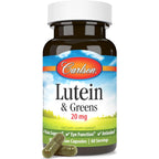 Carlson Labs Luteína & Greens 20 mg 60 Cápsulas Vegetales