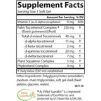 Carlson Labs Tocomin SupraBio 250 mg 60 Cápsulas Blandas