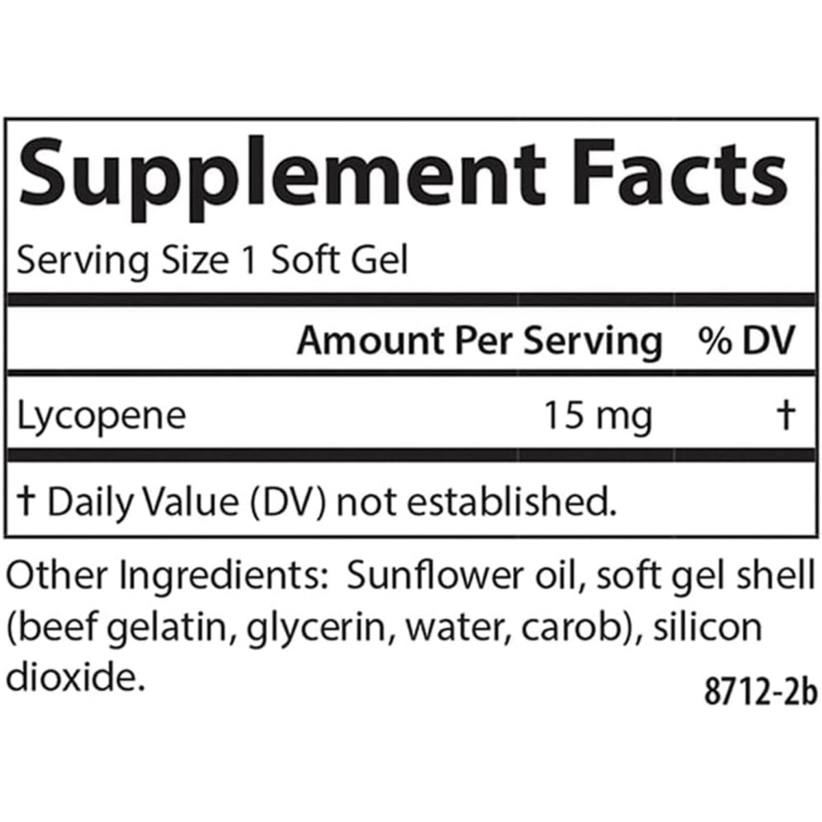 Carlson Labs Licopeno 15 mg 180 Cápsulas Blandas