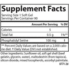 Carlson Labs Fosfatidilserina 100 mg 90 Cápsulas Blandas