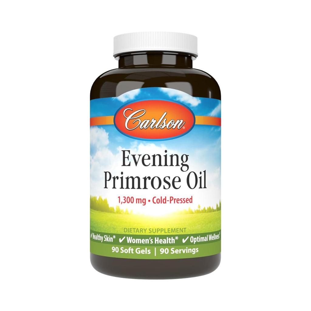 Carlson Labs Aceite de Onagra Golden Primrose 1300 mg 90 Cápsulas Blandas