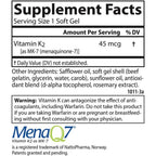 Carlson Labs Vitamina K2 MK-7 45 mcg 90 Cápsulas Blandas