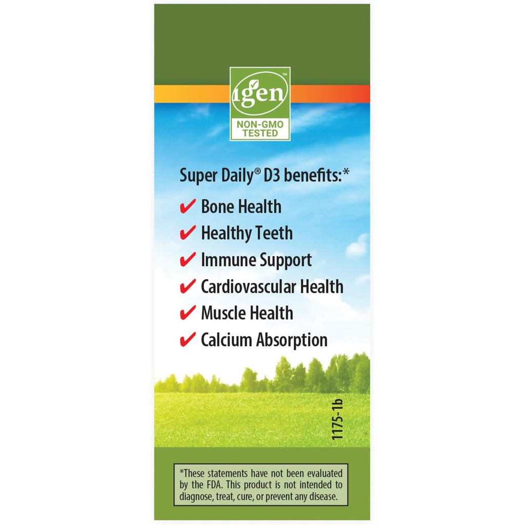 Carlson Labs Super Daily D3 de Origen Vegetal 2000 UI 90 Gotas 2.54 ml