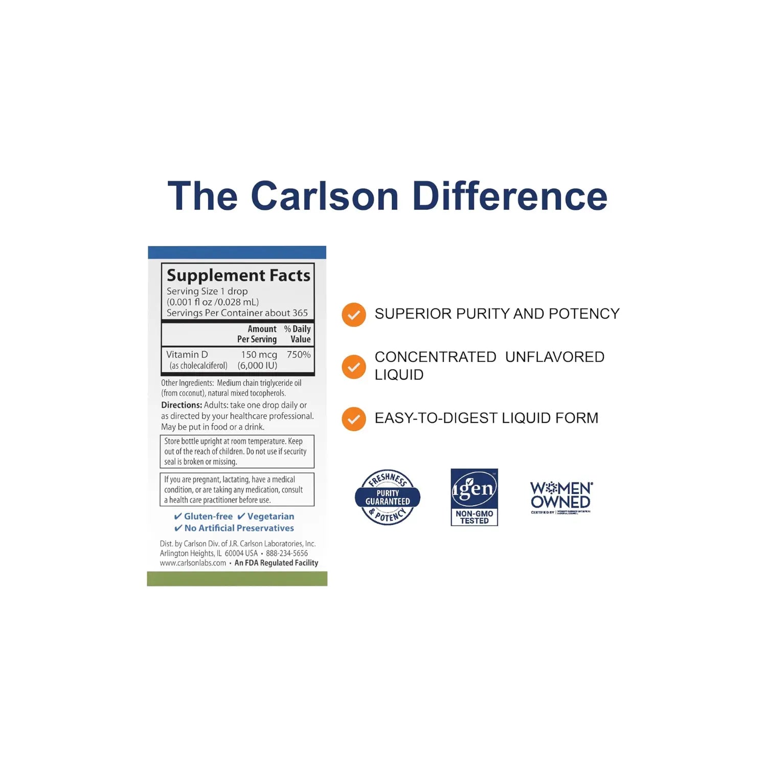 CARLSON LABS SUPER DAILY VITAMINA D3 10,3 ML SFN