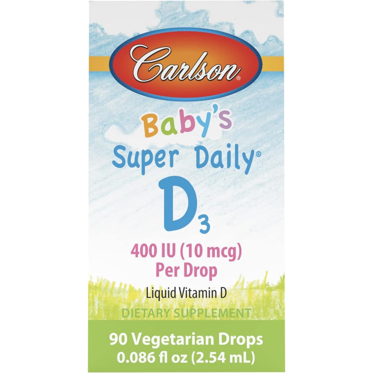 Carlson Labs Baby Super Daily D3 400 UI 2.54 ml Gotas