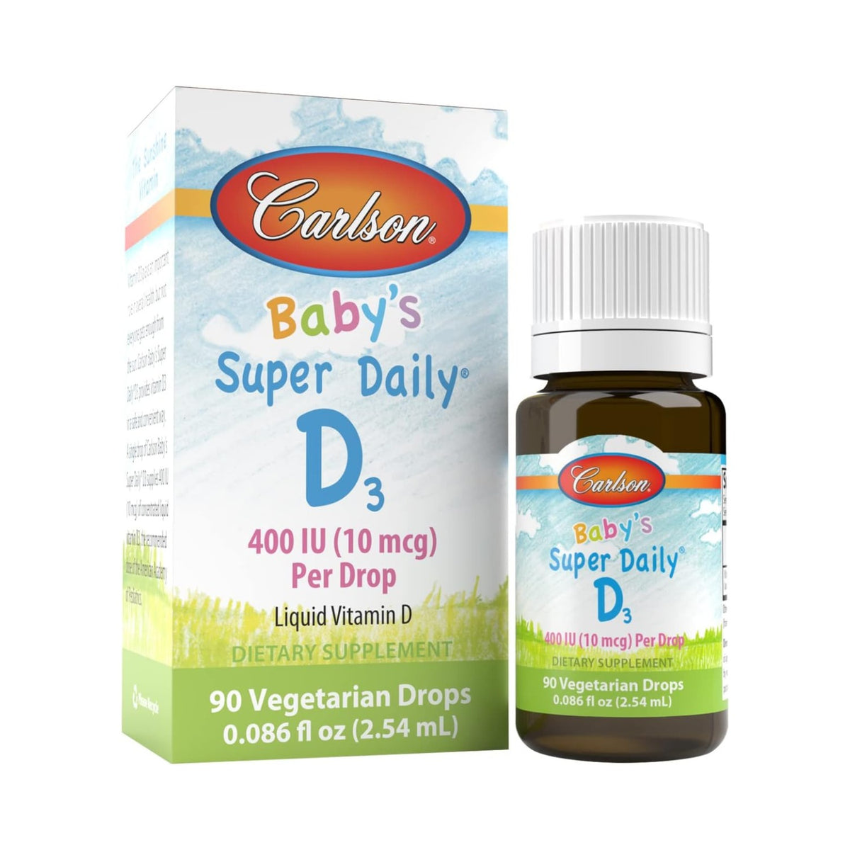 Carlson Labs Baby Super Daily D3 400 UI 2.54 ml Gotas