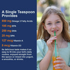 Carlson Labs Kids Aceite de Hígado de Bacalao Omega-3 550 mg 250 ml Sabor Manzana Verde