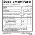 Carlson Labs Kids Aceite de Hígado de Bacalao Omega-3 550 mg 250 ml Sabor Manzana Verde