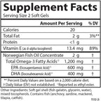 Carlson Labs Super Omega-3 1200 mg 180 Cápsulas Blandas