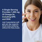 Carlson Labs Super Omega-3 Gems 1200 mg 100 + 30 Cápsulas Blandas