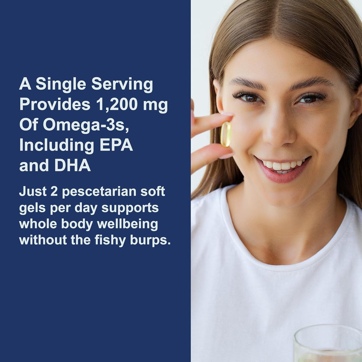 Carlson Labs Super Omega-3 Gems 1200 mg 100 + 30 Cápsulas Blandas