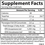 Carlson Labs Maximum Omega 2000 2000 mg 60 Cápsulas Blandas