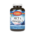 Carlson Labs MCT y Omega-3 120 Cápsulas Blandas