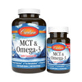 Carlson Labs MCT y Omega-3 120 + 30 Cápsulas Blandas