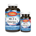 Carlson Labs MCT y Omega-3 120 + 30 Cápsulas Blandas