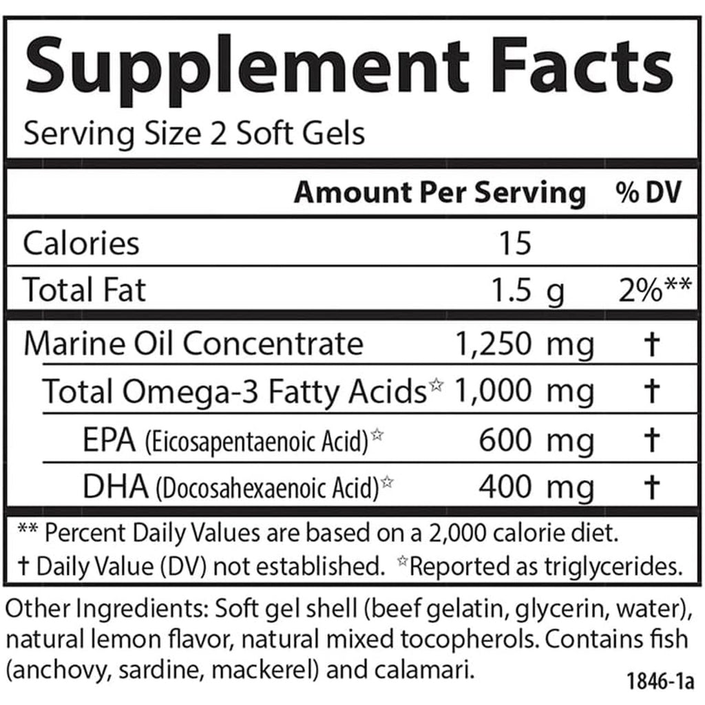 Carlson Labs Maximum Omega 3 120 Cápsulas Blandas