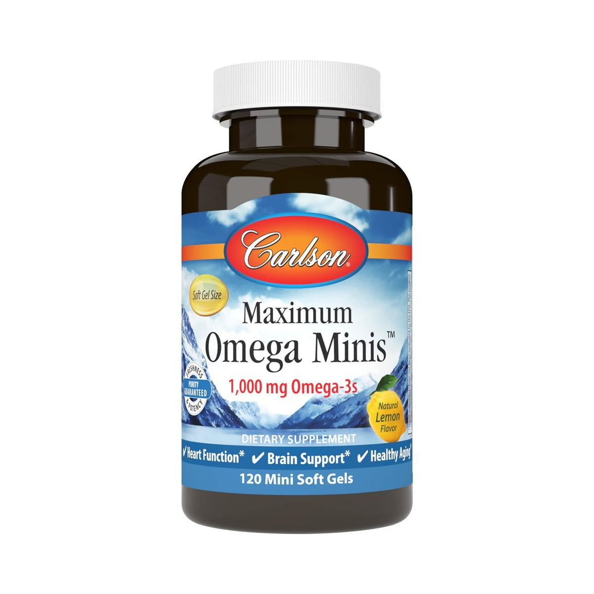 Carlson Labs Maximum Omega 3 120 Cápsulas Blandas