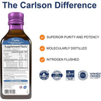 Carlson Labs The Very Finest Fish Oil Omega-3 1600 mg 200 ml Sabor Bayas Mixtas