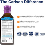 Carlson Labs Kids The Very Finest Fish Oil Omega-3 800 mg 200 ml Sabor Bayas Mixtas