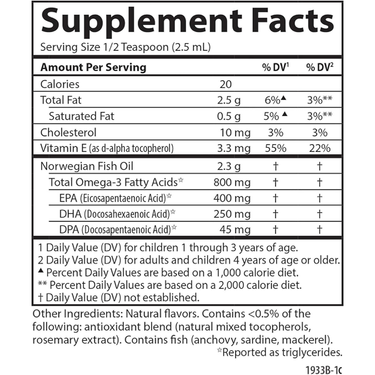 Carlson Labs Kids The Very Finest Fish Oil Omega-3 800 mg 200 ml Sabor Bayas Mixtas