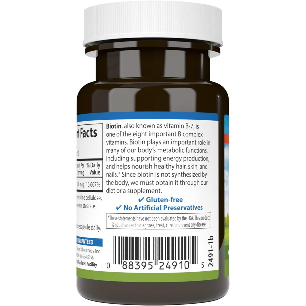Carlson Labs Biotina 5000 mcg 50 Cápsulas
