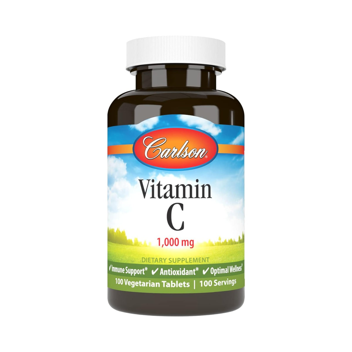 Carlson Labs Vitamina C 1000 mg 100 Tabletas