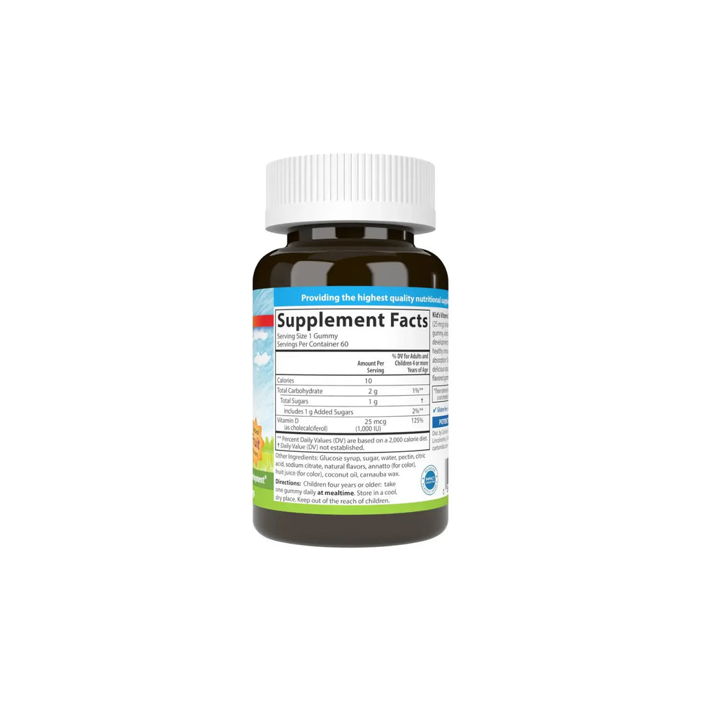 CARLSON LABS KID'S VITAMINA D3 1000 UI, 60 GOMITAS SFN
