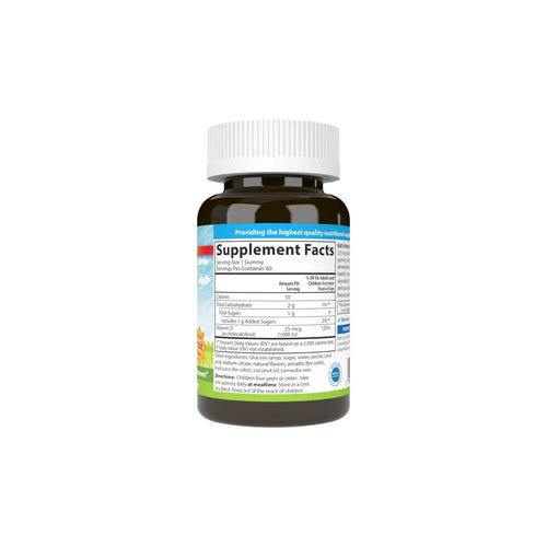 CARLSON LABS KID'S VITAMINA D3 1000 UI, 60 GOMITAS SFN