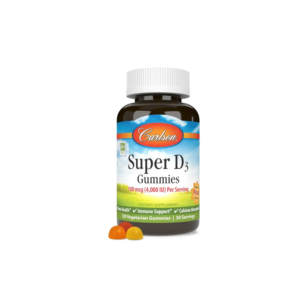 CARLSON LABS SUPER D3 100MCG 120 GOMITAS SFN
