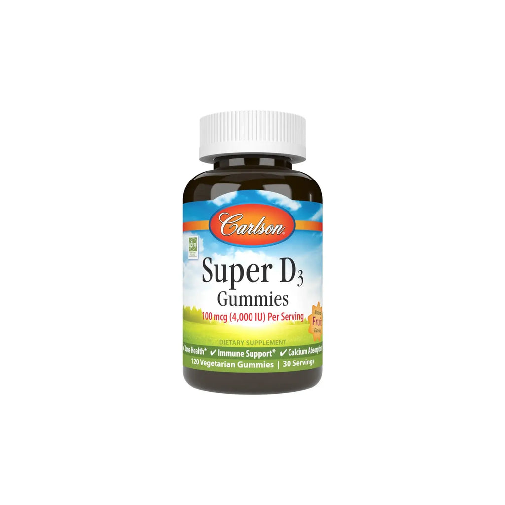 CARLSON LABS SUPER D3 100MCG 120 GOMITAS SFN