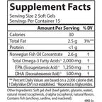 Carlson Labs Maximum Omega 2000 2000 mg Grab + Go 30 Cápsulas Blandas