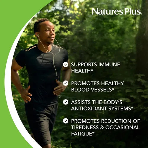 Natures Plus Vitamina C 1000 mg | 90 Cápsulas | Soporte Inmunológico y Protección Antioxidante | Formación de Colágeno | Suplemento Alimenticio