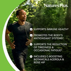 Natures Plus Super C Complex S/R | Vitamina C 1000 mg | 90 Tabletas | Liberación Prolongada | Soporte Inmunológico | Suplemento Alimenticio