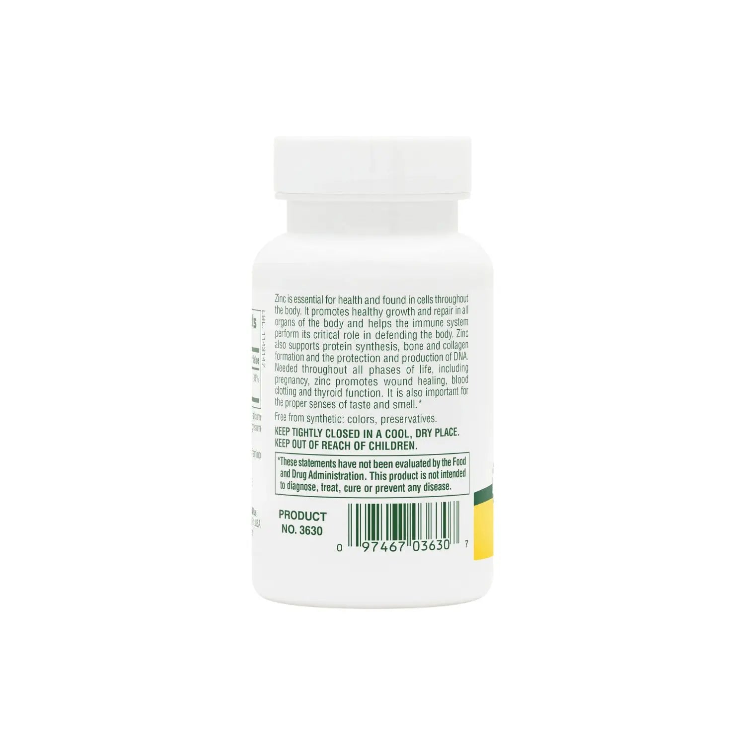 NATURES PLUS ZINC 10 MG 90 TAB SFN