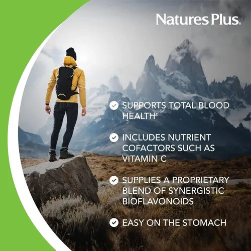 Natures Plus Hema-Plex Mini-Tabs | 60 Tabletas | Hierro 85 mg | Vitaminas y Minerales | Formación de Glóbulos Rojos | Suplemento Alimenticio
