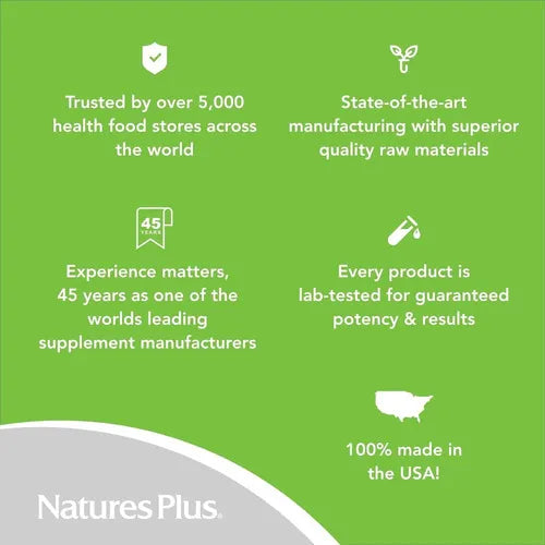 Natures Plus Vitamina D3 2500 UI + K2 120 mcg | 90 Tabletas | Salud Ósea y Apoyo Inmunológico | Absorción de Calcio | Suplemento Alimenticio