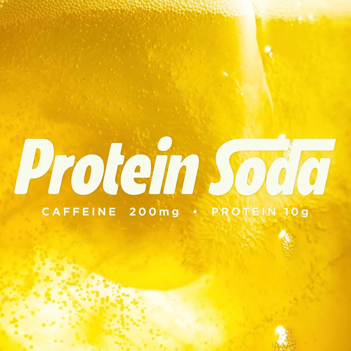 Barebells Protein Soda | Bebida Proteica con Cafeína 200 mg | 12 Latas de 355 ml | Sabor Pineapple Sunrise
